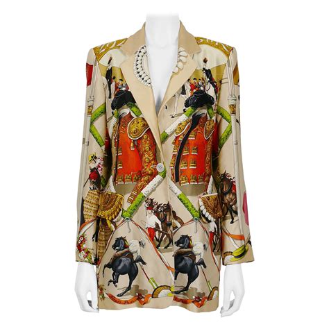 hermes silk jacket|Hermes ready to wear jacket.